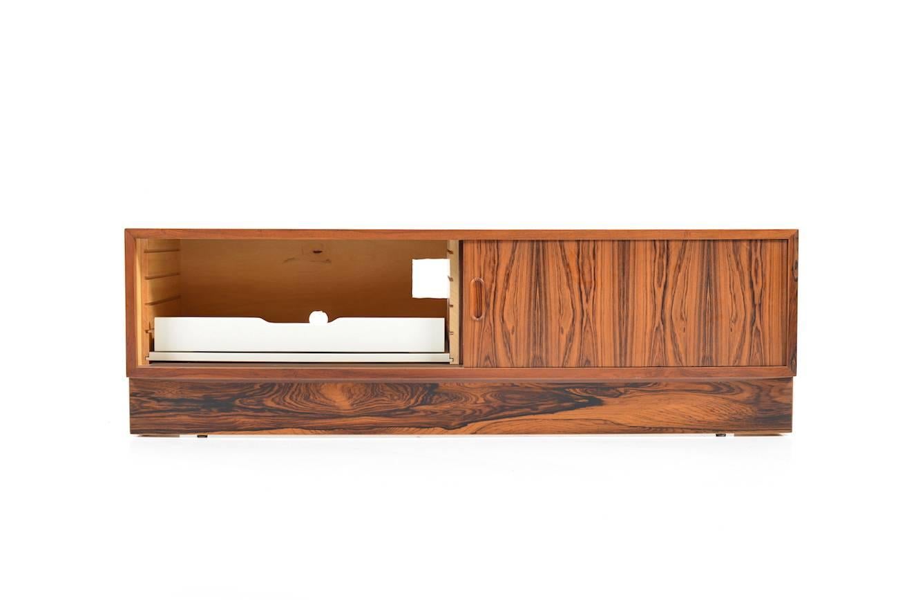 Scandinavian Modern Poul Hundevad Small Rosewood Sideboard