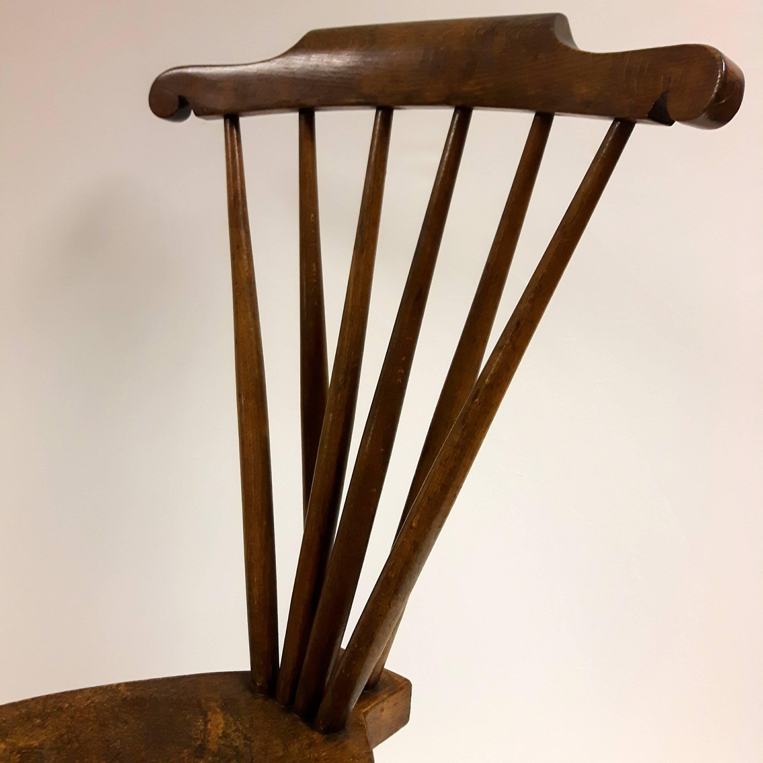 Wood Early 20th Century Child's Chair For Sale