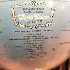 Mid-Century Floor Standing Illuminated Globe