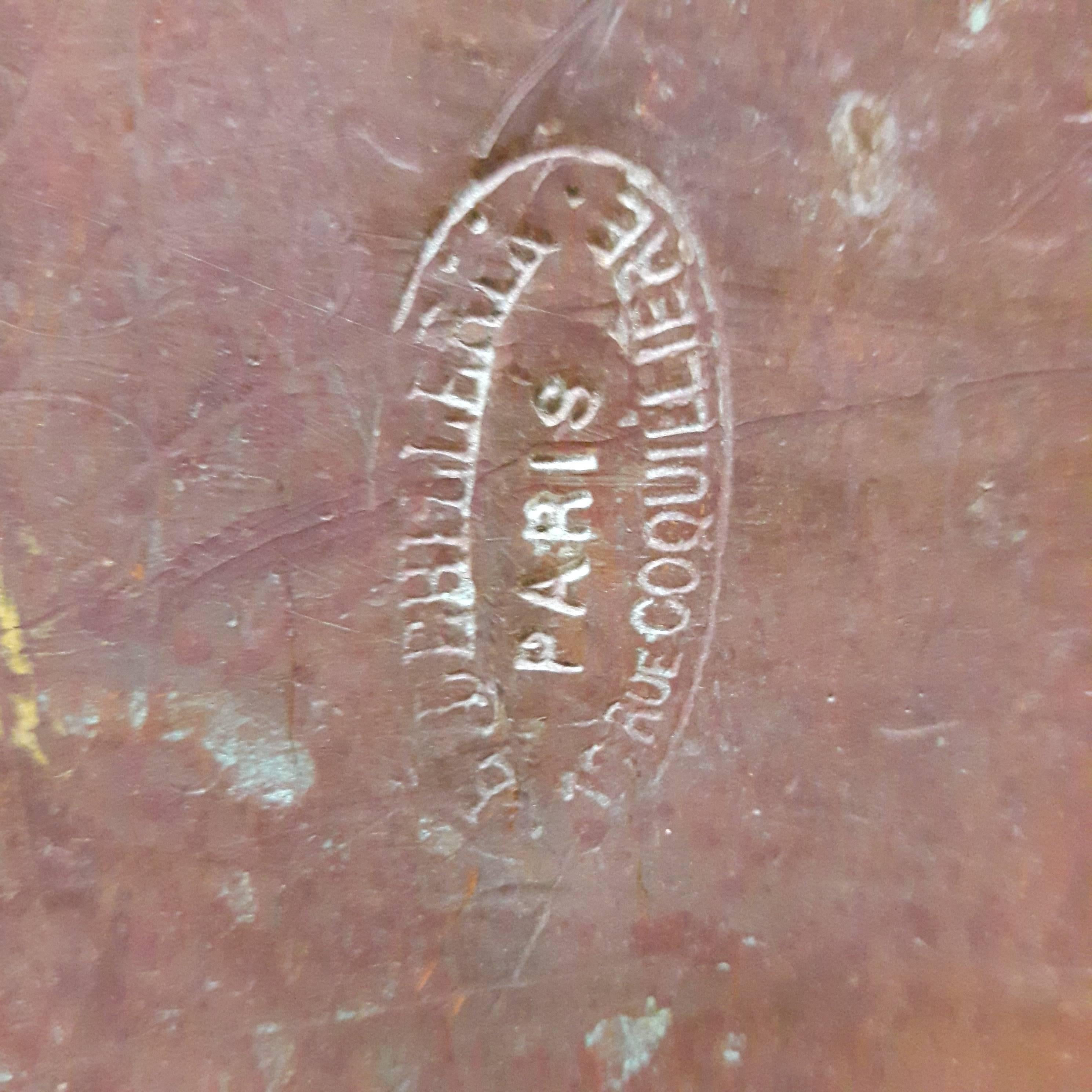 Enormous antique E. Dehillerin of Paris copper stock pot stamped with the makers mark and Savoy Hotel, Cafe and Savoy Grill (see photos). E. Dehillerin has been manufacturing kitchenwares for almost 200 years and is still located at the same address