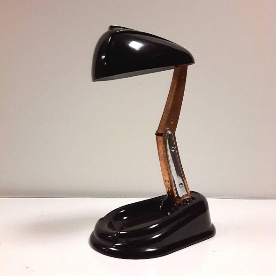 Jumo Bolide Bakelite Desk Lamp In Excellent Condition For Sale In Ferndown, Dorset