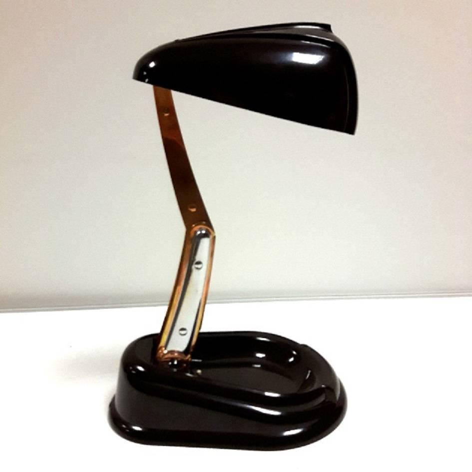20th Century Jumo Bolide Bakelite Desk Lamp For Sale