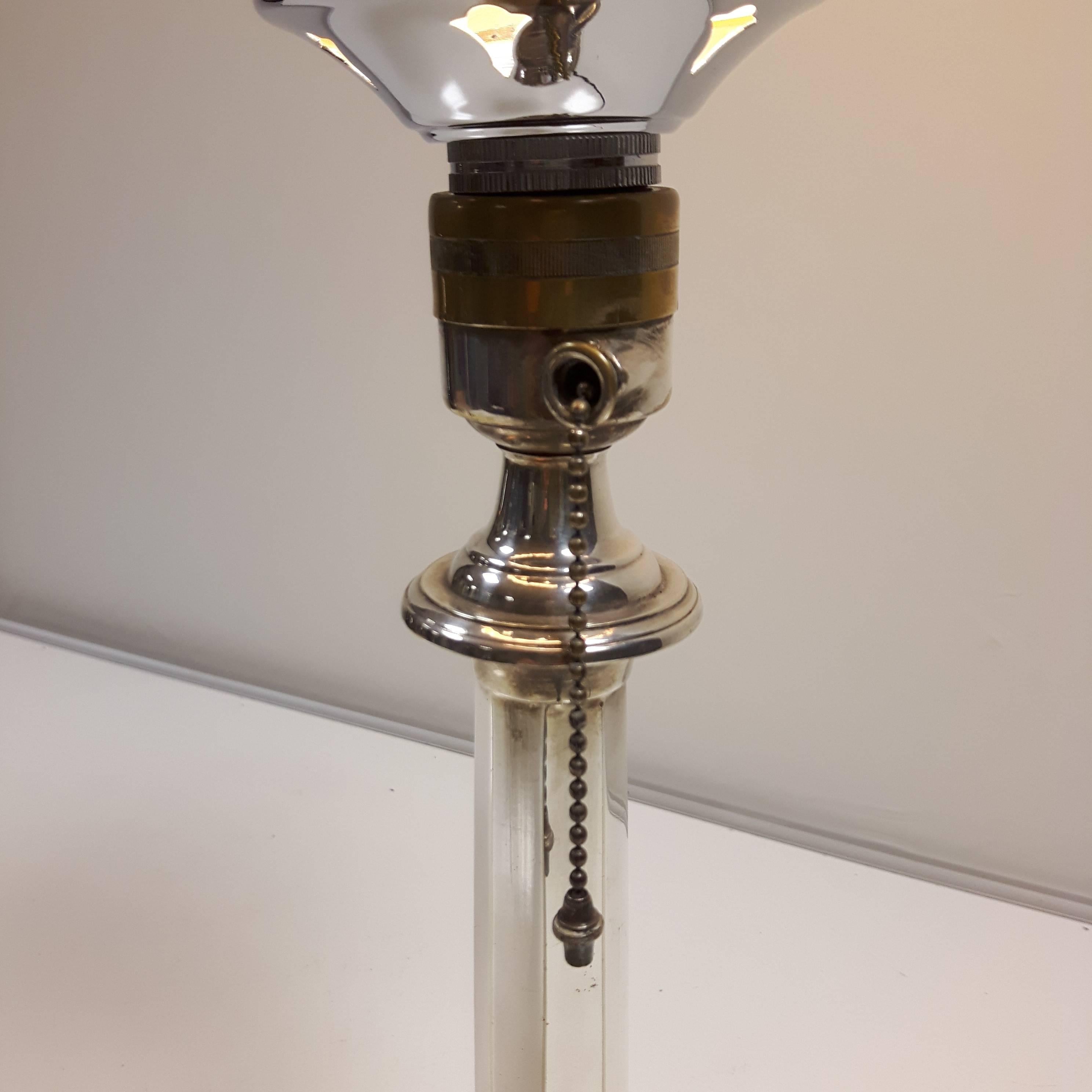 Art Deco Mappin and Webb Desk Lamp In Good Condition For Sale In Ferndown, Dorset