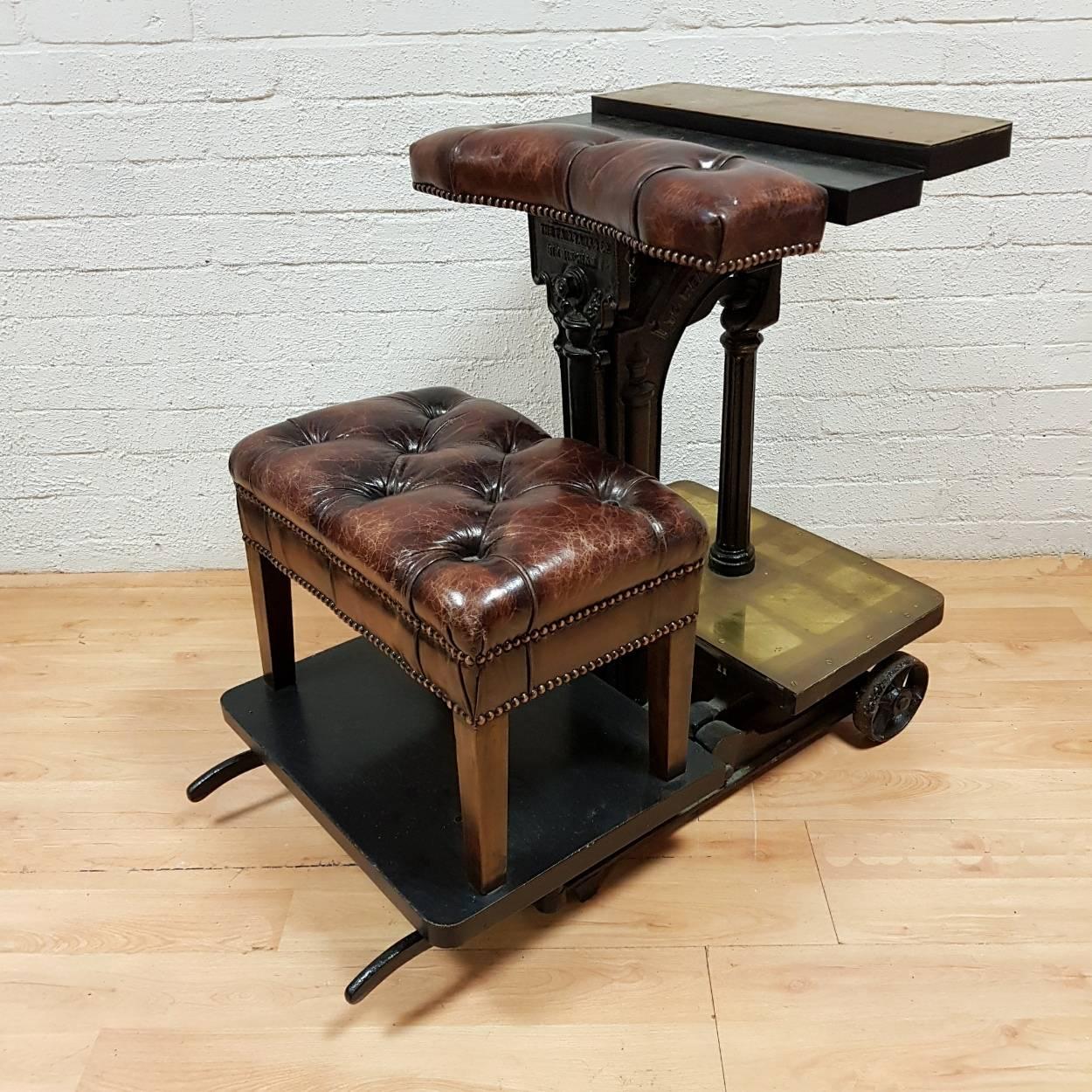 English Early 20th Century Portable Jockey Scales, The Fairbank Co, Birmingham, England For Sale