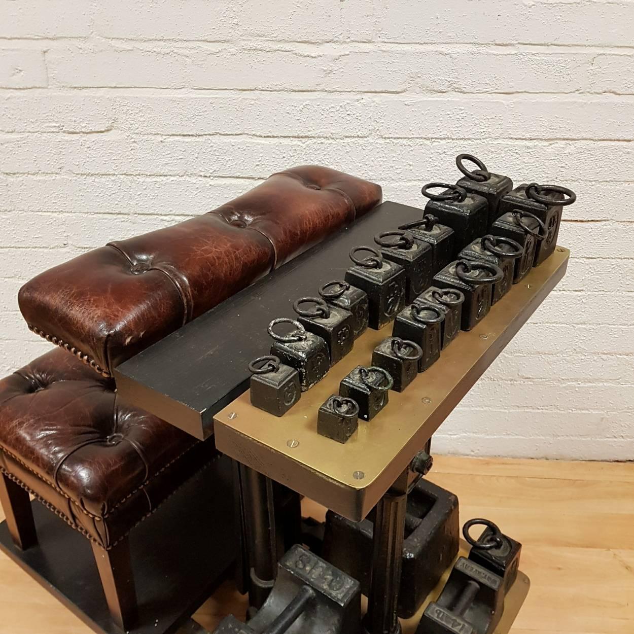 Early 20th Century Portable Jockey Scales, The Fairbank Co, Birmingham, England In Excellent Condition For Sale In Ferndown, Dorset