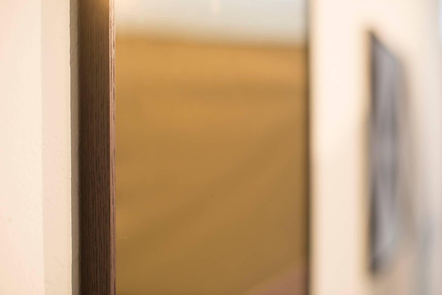 polished copper mirror