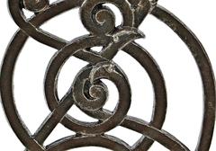 19th Century Cast Irons Staircase Baluster from the Kansas City Board of Trade