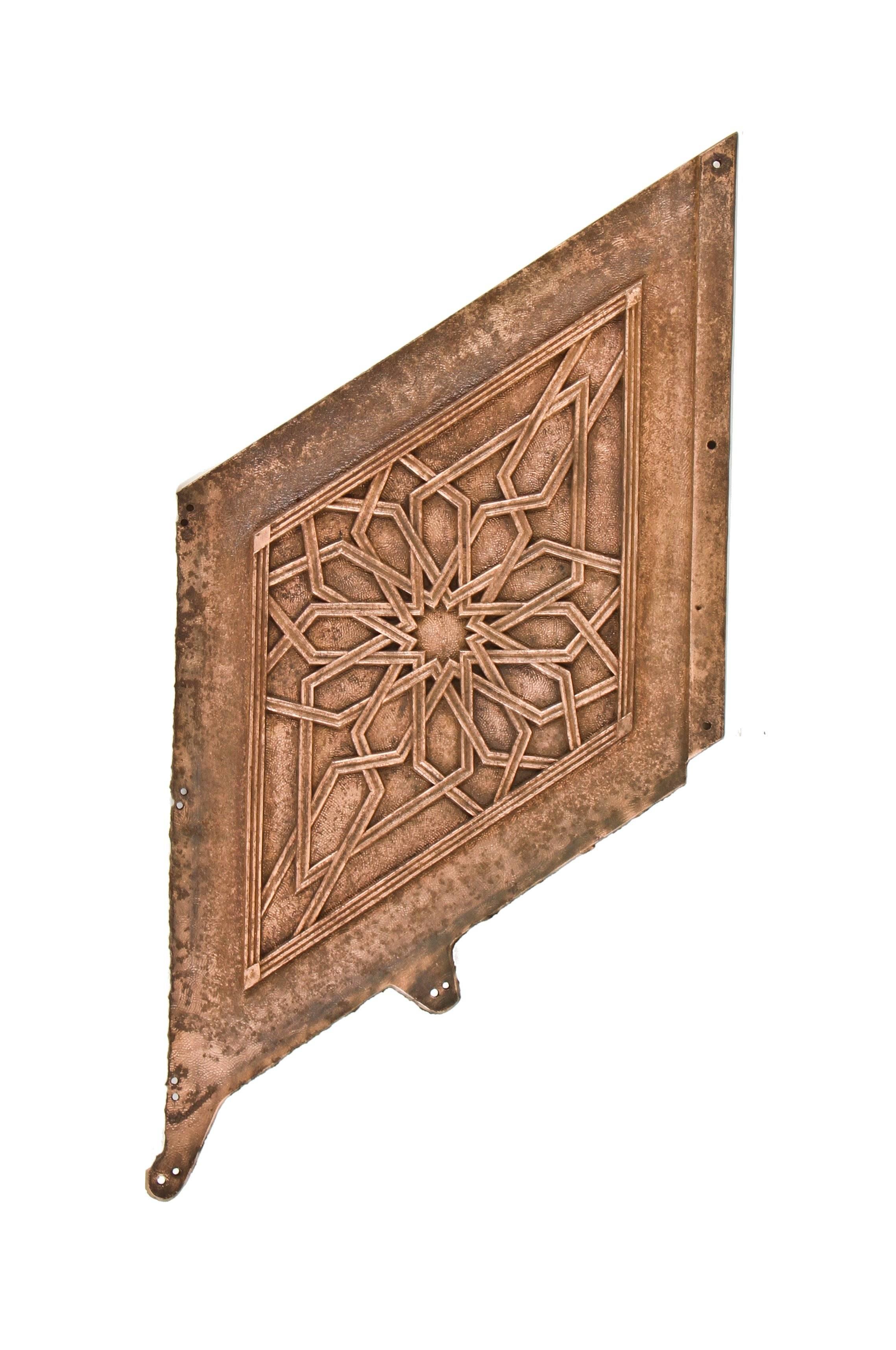 Renaissance Revival 19th Century Cast Iron Wainscot Staircase Panel from Historic Rookery Building For Sale