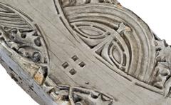 19th Century White-Glazed Terra Cotta Block from the Schelsinger & Mayer Sto