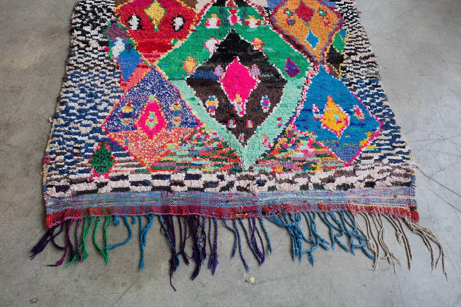 Tribal Vintage Ourika Boucherouite Rug