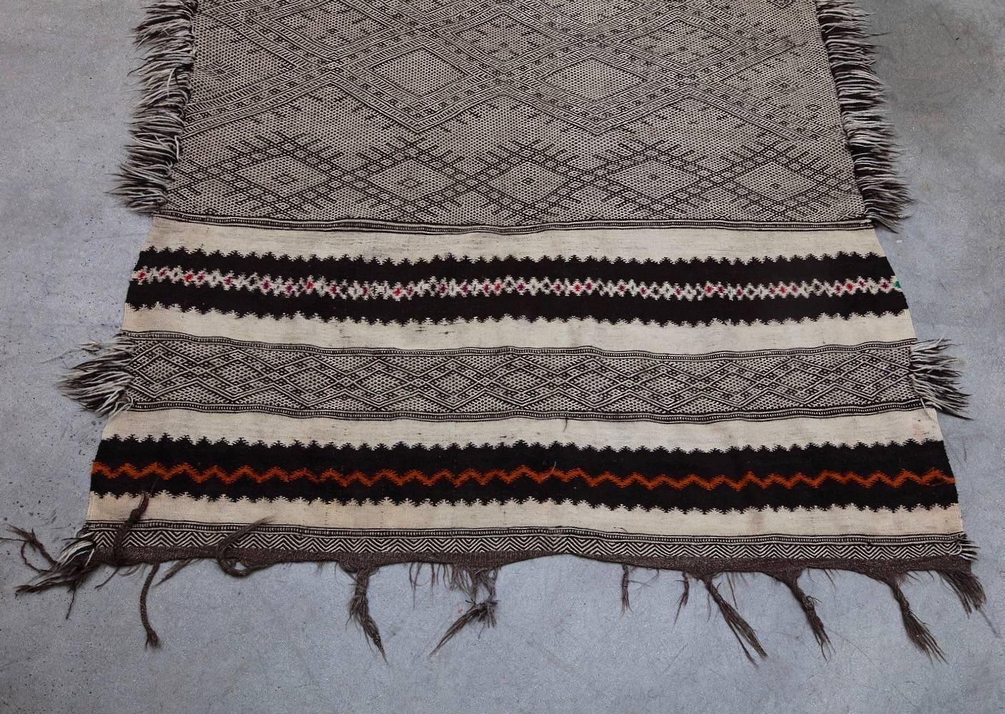 Tribal Vintage Moroccan Zanafi Glaoua Rug For Sale