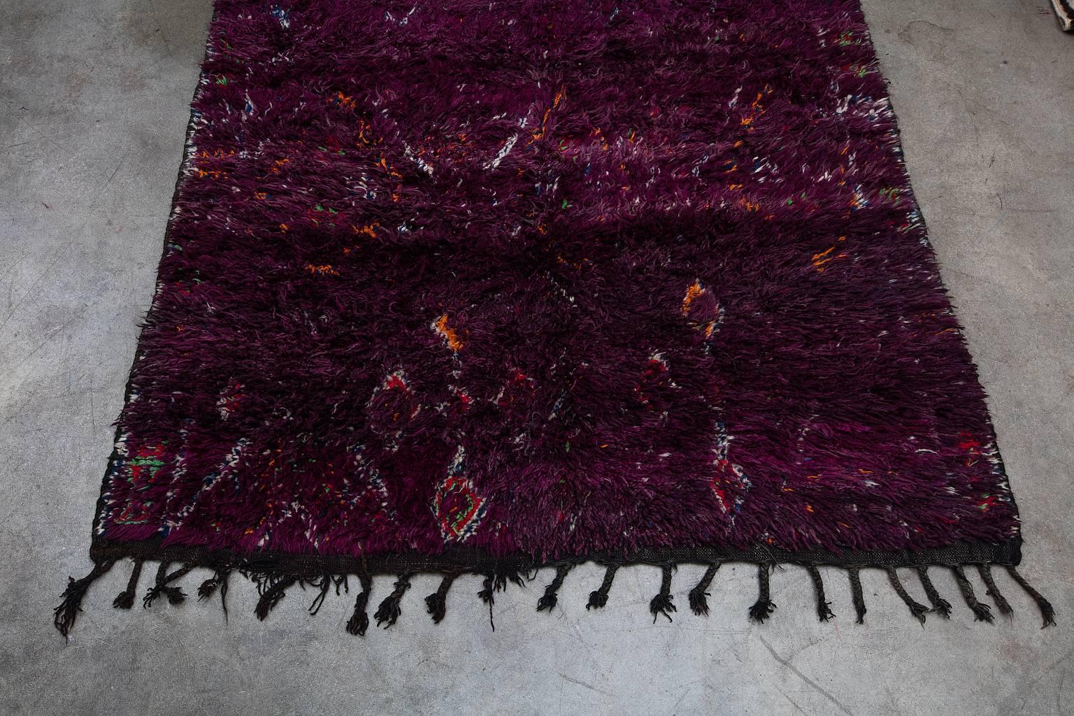 Tribal Vintage Moroccan Zayan Rug