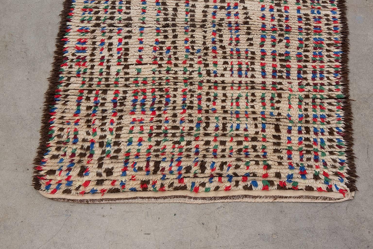 20th Century Vintage Moroccan Azilal Rug For Sale