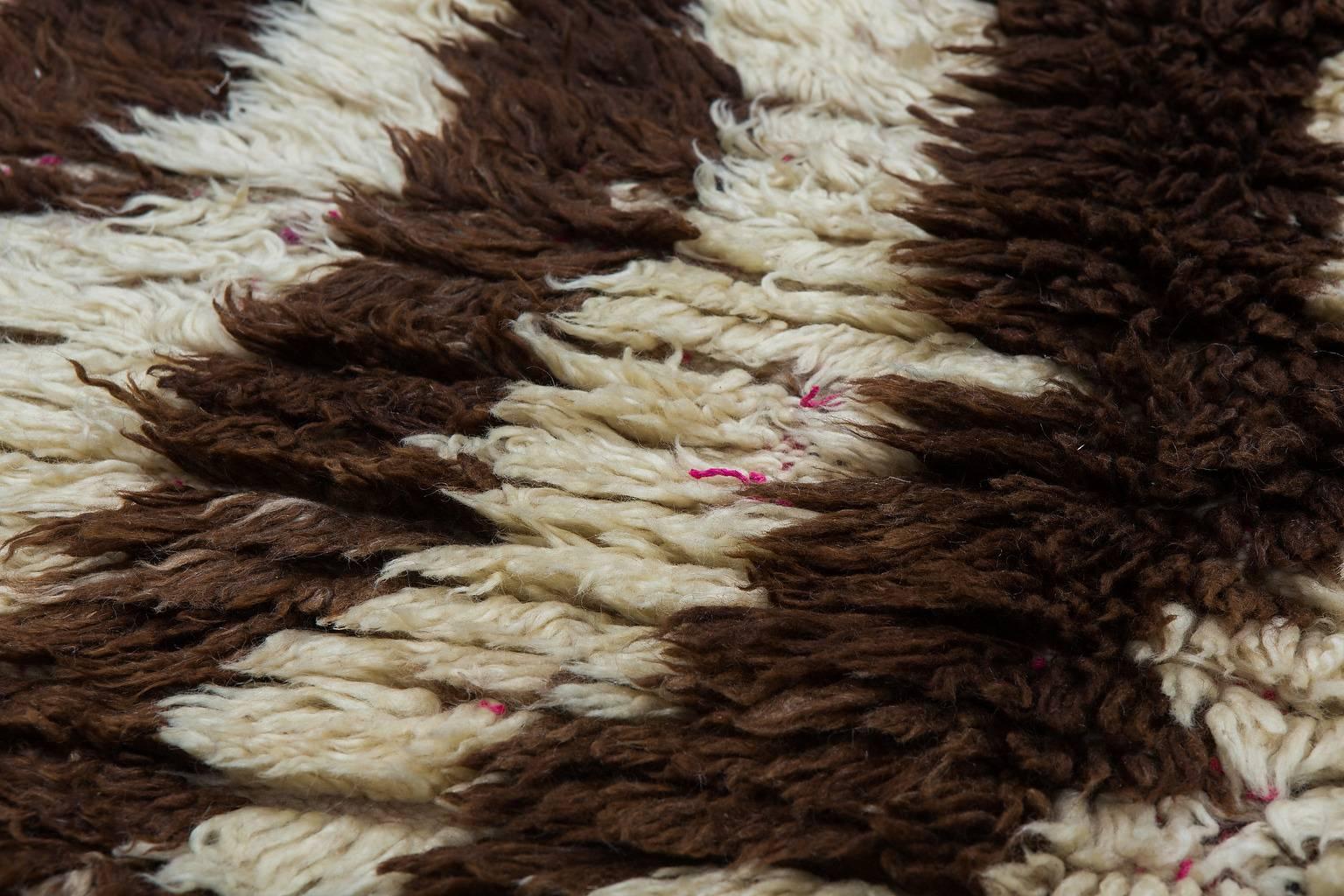 Wool Vintage Moroccan Ourika Rug