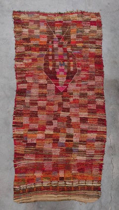 Vintage Moroccan Zemmour Zaer Rug