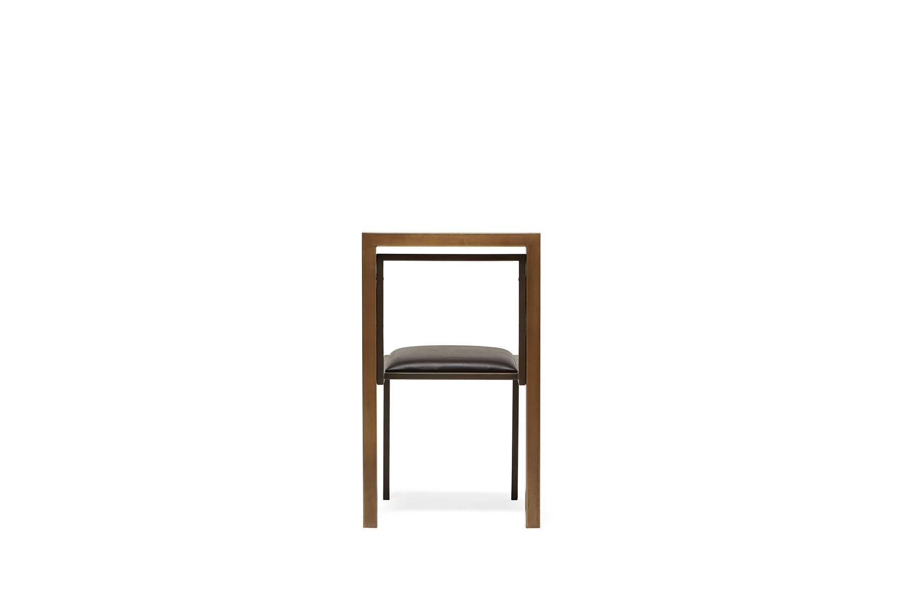 steel frame dining chairs