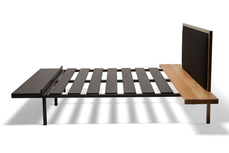 Customizable Bed Frame With Side Tables And Bench