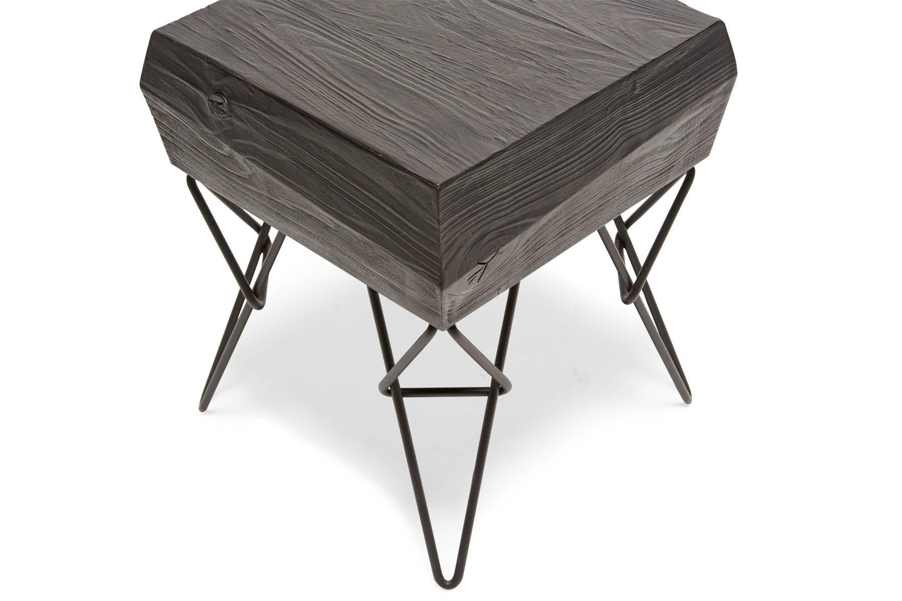 Bowline Ebonized Side Table - In Stock 1