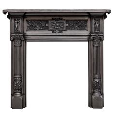 19th Century Victorian Cast Iron Surround 5