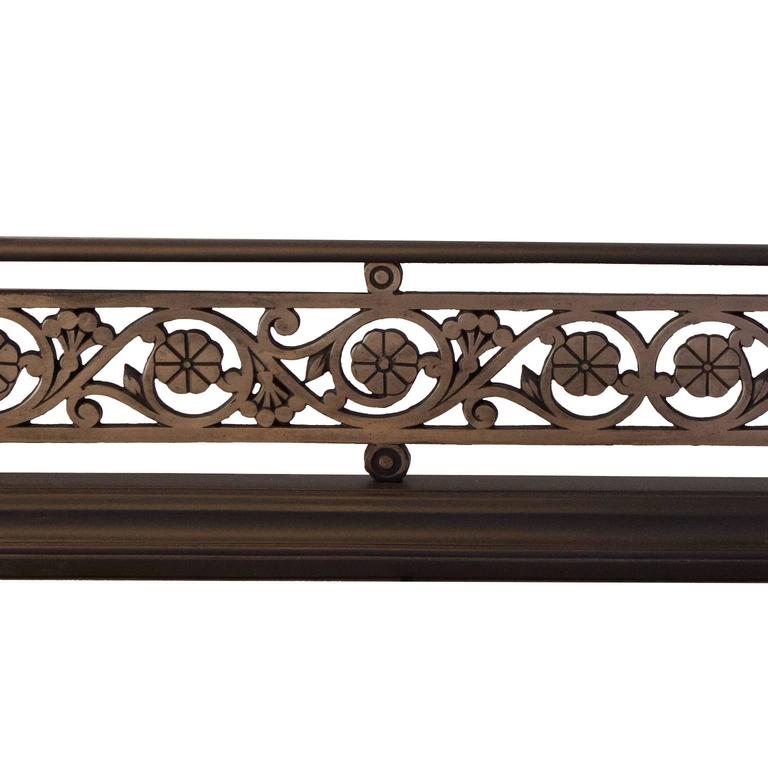 19th Century Cast Iron Fireplace Fender At 1stdibs