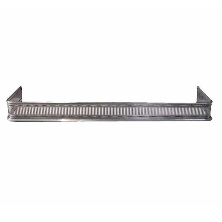 19th Century Original Steel Fireplace Fender For Sale at 1stdibs