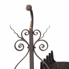 19th Century Cast Iron Fire Dogs, Andirons