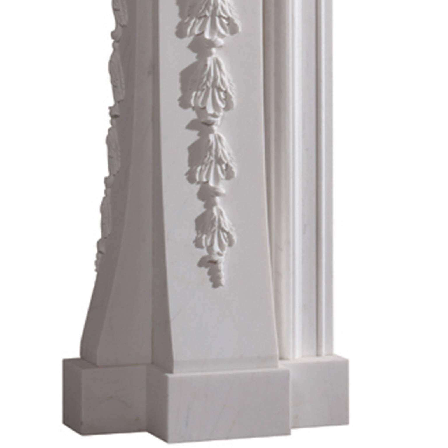 hand carved marble fireplaces