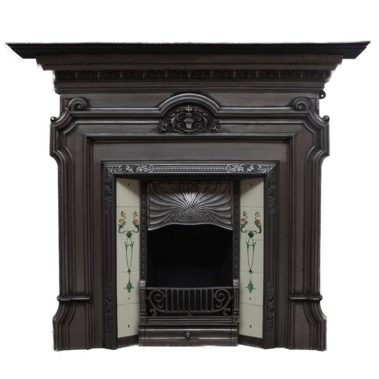 Claycraft Tiled Fireplace Surround At 1stdibs