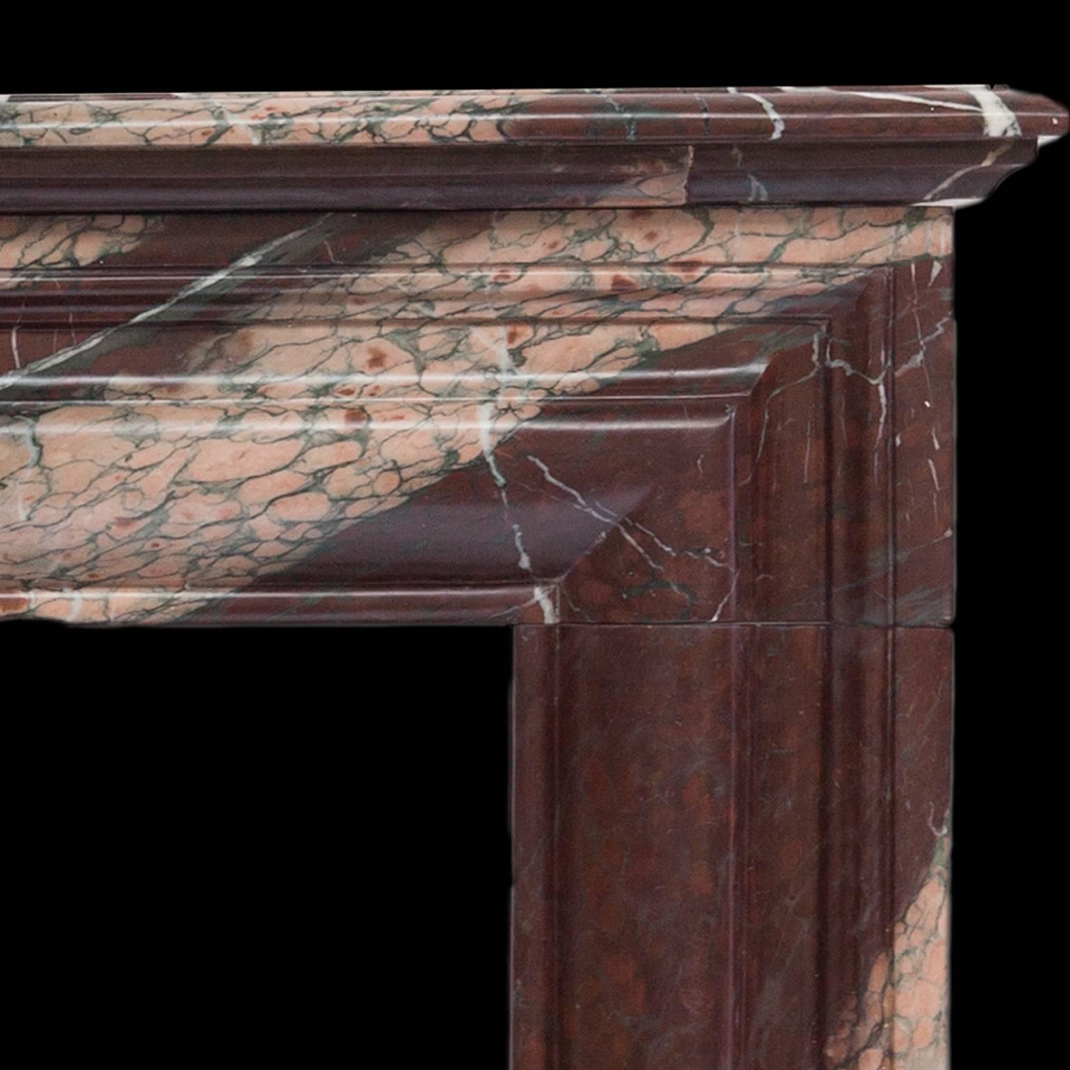 Hand-Carved Original Louis Philippe Marble Fireplace Mantel