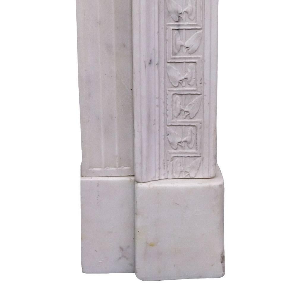 19th Century Regency Soane Statuary Marble Mantelpiece For Sale 3