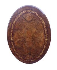 Victorian Burr Walnut Marquetry Table