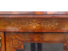Victorian Walnut Bookcase or Credenza