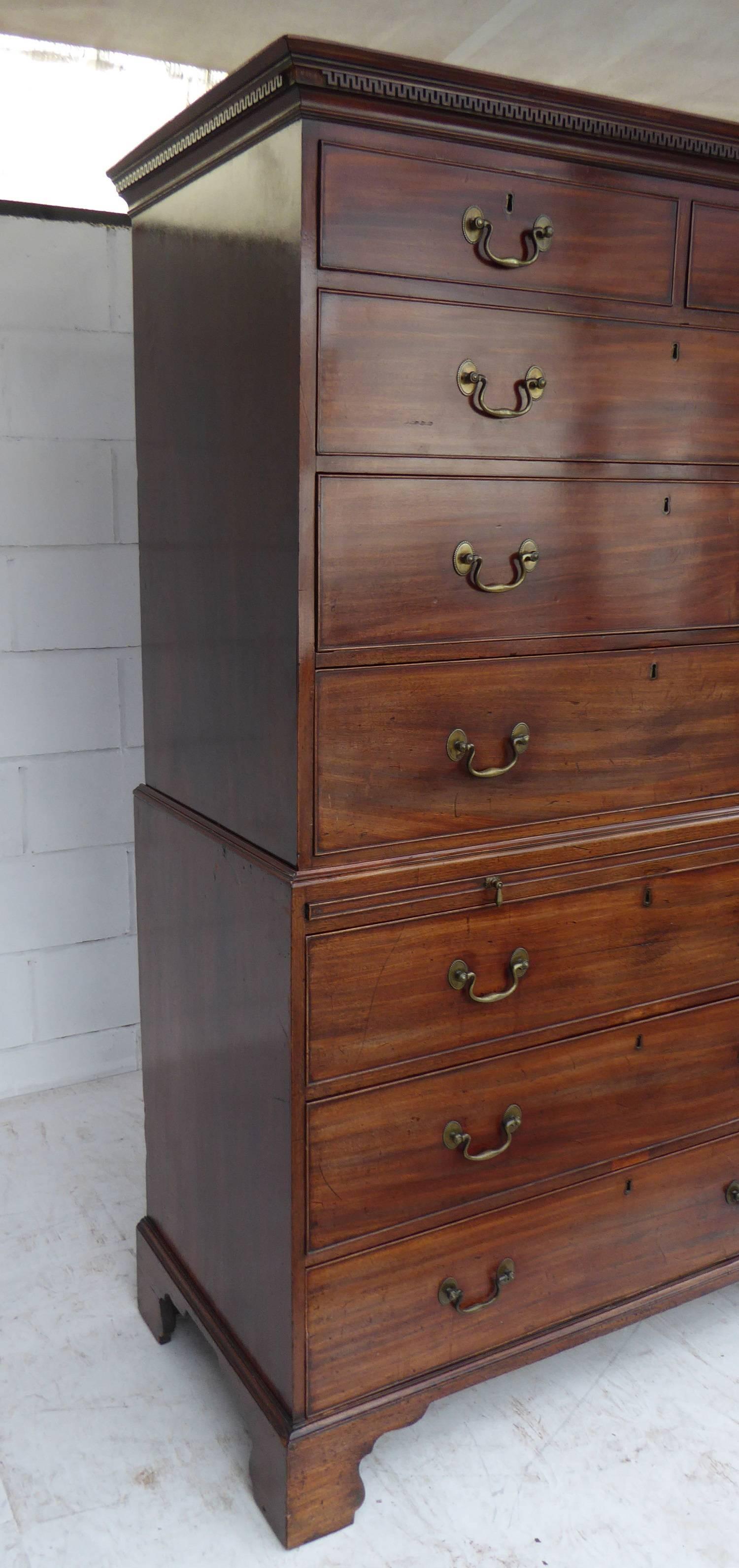 George III Mahogany Chest on Chest 3
