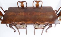 20th Century Burr Walnut Dining Suite