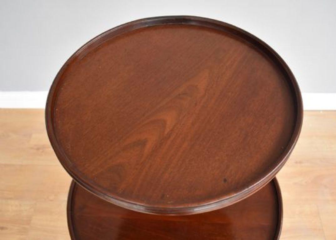 George III Mahogany Dumbwaiter For Sale 1