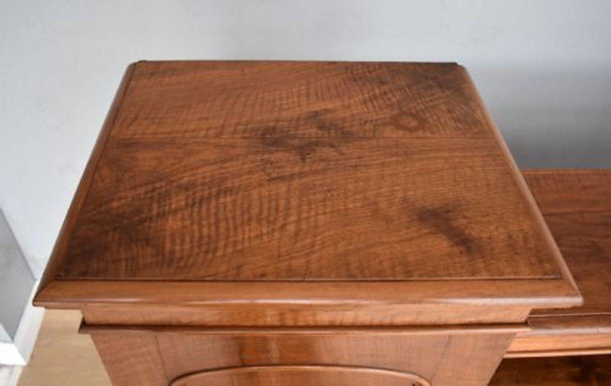 Victorian Walnut Open Bookcase For Sale 3