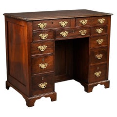George III Mahogany Kneehole Desk