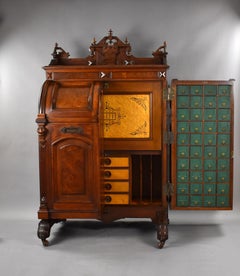 Victorian Walnut Wooton Desk