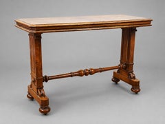 Victorian Burr Walnut Telescopic Dumbwaiter