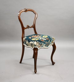 Set of 6 Victorian Mahogany Balloon Back Dining Chairs