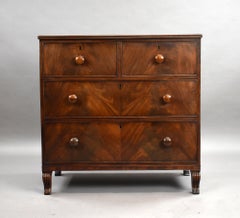 Regency Flame Mahogany Chest of Drawers