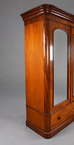 Victorian Mahogany Two Door Wardrobe