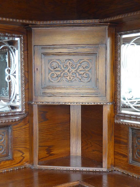 English Carved Oak Corner Bar at 1stDibs orna dried oak, antique