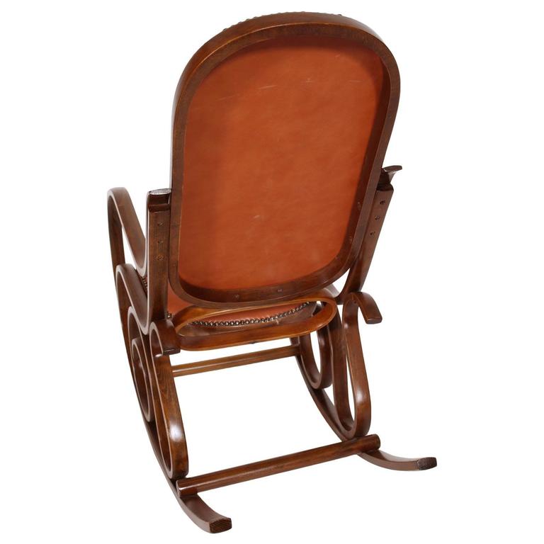 Art nouveau rocking chair top