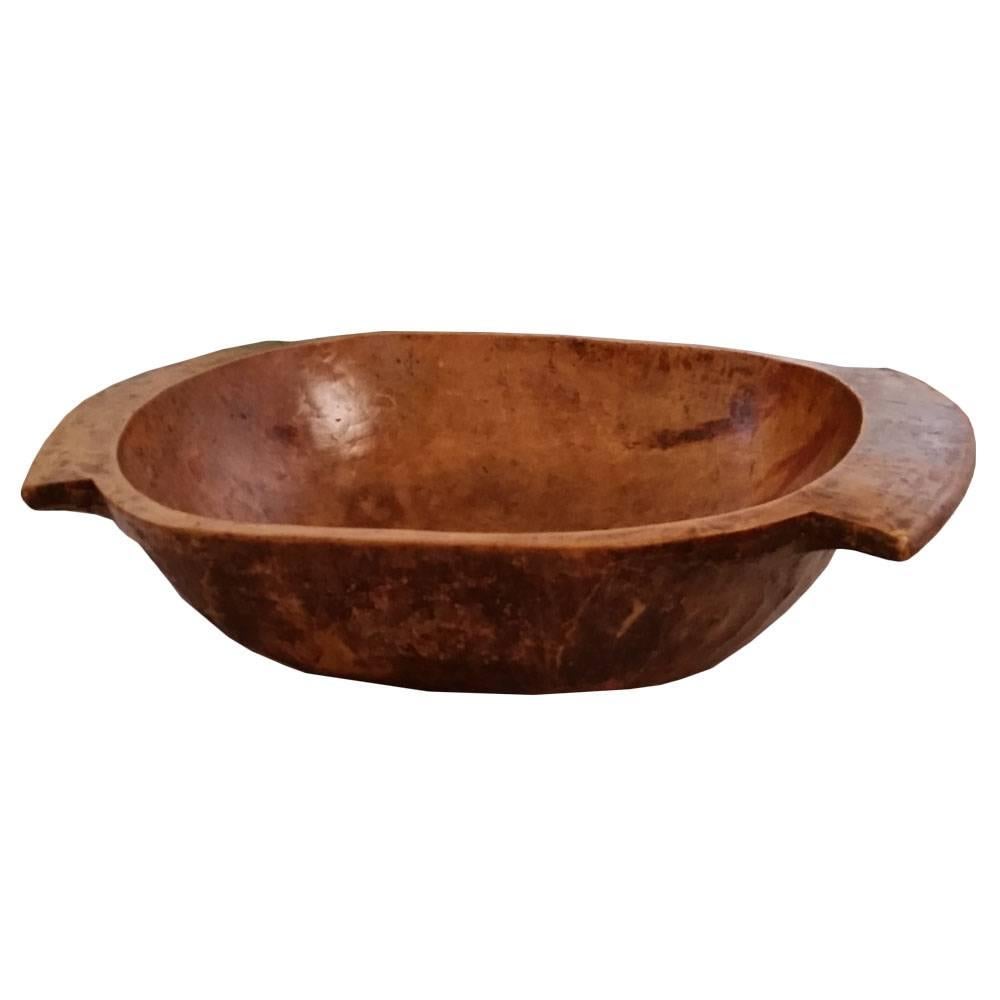 Antique big Tirolean hand-carved chestnut wood basin bowl nice for centrepiece.

Measure in cm: H 14 x W 64 x D 43.