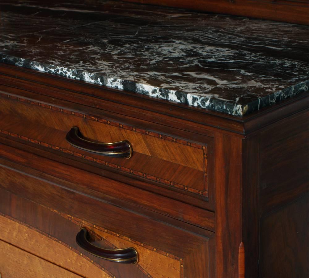 marble top bedside table
