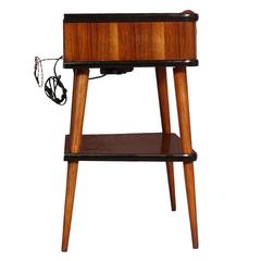 Moderner Schrank-Konsolenspieler aus der Mitte des Jahrhunderts, Ico Parisi zugeschrieben Design