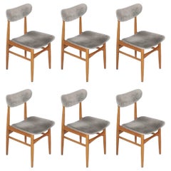 Set of Six Danish Chairs 1950s Peter Hvidt and Orla Mølgaard-Nielsen Manner