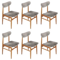 Set of Six Danish Chairs 1950s Peter Hvidt and Orla Mølgaard-Nielsen Manner