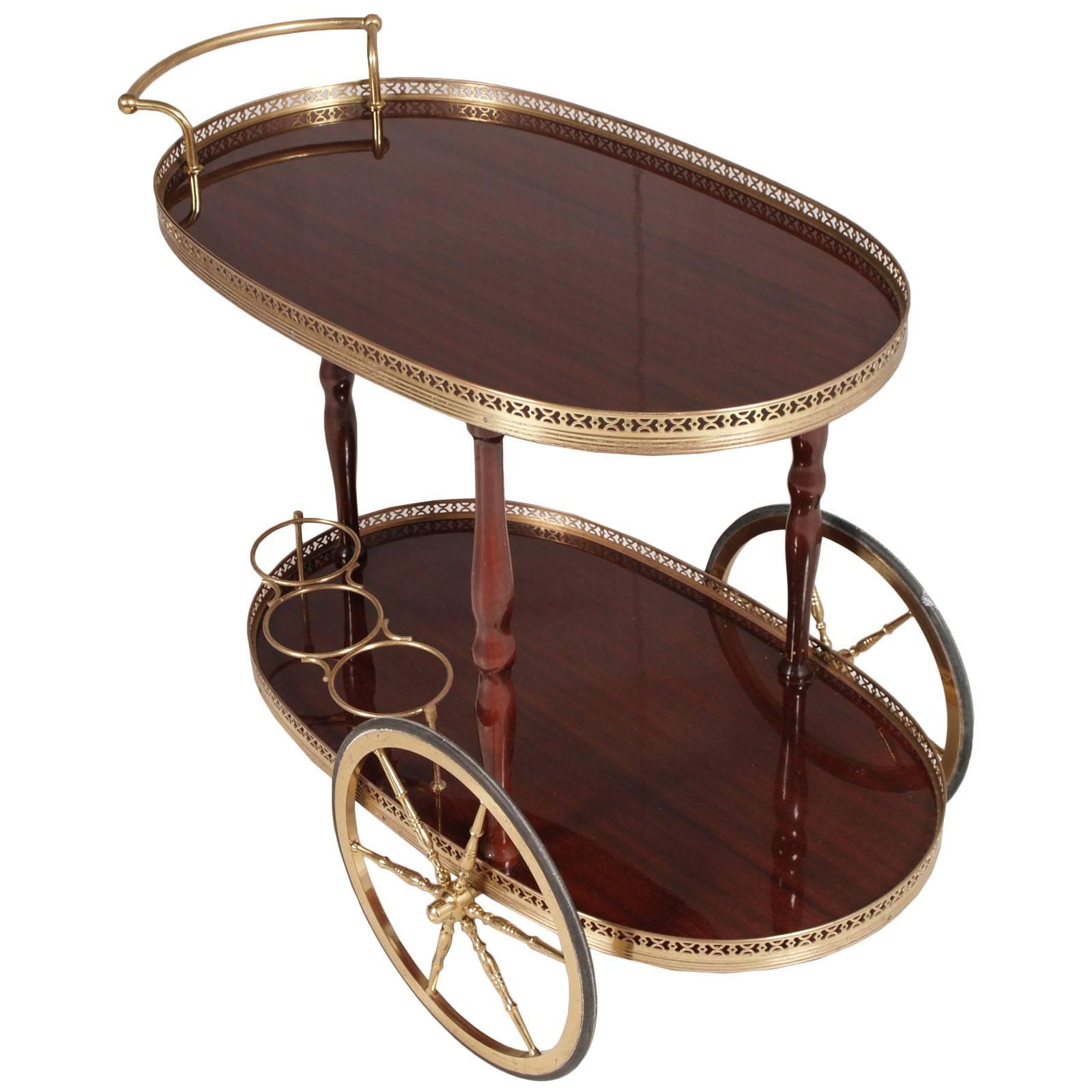 1920s bar cart